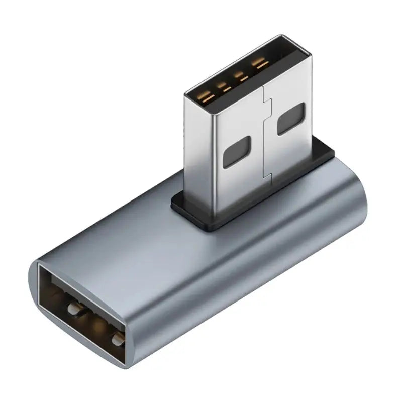 90 Degree USB 3.0 Male To Female Right Angle Extension Adapter Upward Elbow For Laptop PC 10Gbps