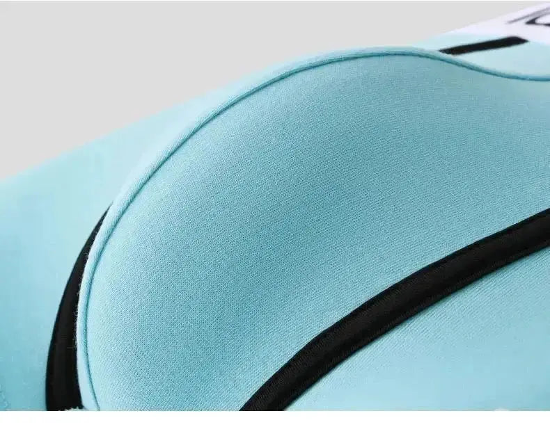 Simples Market 3-pack cotton men's boxers in turquoise with black trim