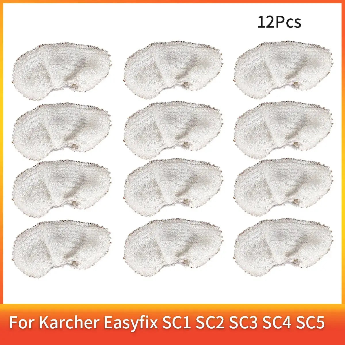 BPfire Steam Cleaning Mop Cloth Floor Mop Pad Compatible With Karcher Easyfix SC1 SC2 SC3 SC4 SC5 Steam Vacuum Cleaner