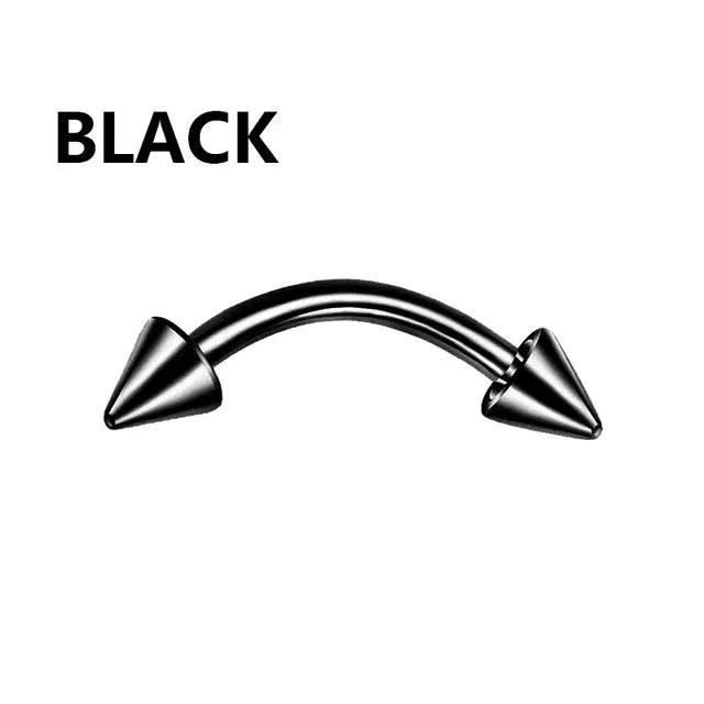 Stainless Steel Horseshoe Fake Nose Ring C Clip Septum Lip Hoop 1Pc For Women Men Jewelry