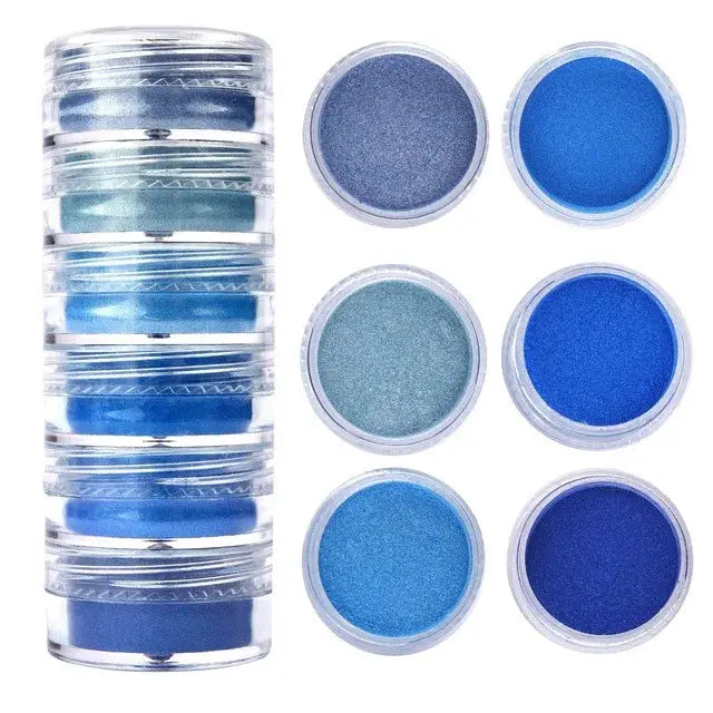 Crystal Clear Epoxy Resin Kit With Six Color Mica Powder And AB Glue For DIY Jewelry Making Nail Art Soap Casting Crafts