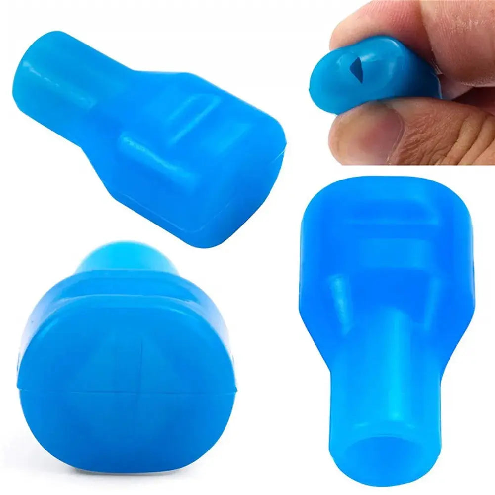 Replacement hydration bite valves and mouthpieces, blue, Simples Market 4-piece set
