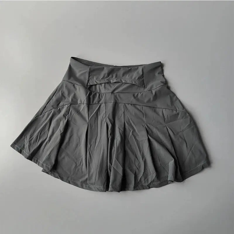 ZenFlex Womens High Waist Sports Short Skirt Quick Dry Performance For Yoga Running Tennis Golf