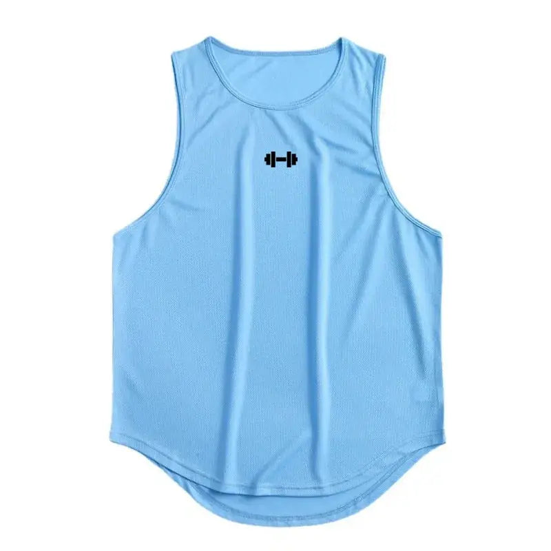 Summer Mens Running Vest Quick Dry Loose Fit Sleeveless Tank Top For Gym Running Basketball And Bodybuilding