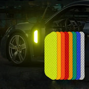 4 Pack Car Door Warning Reflector Stickers for Exterior and Interior Use Safety Opening Indicator Tape