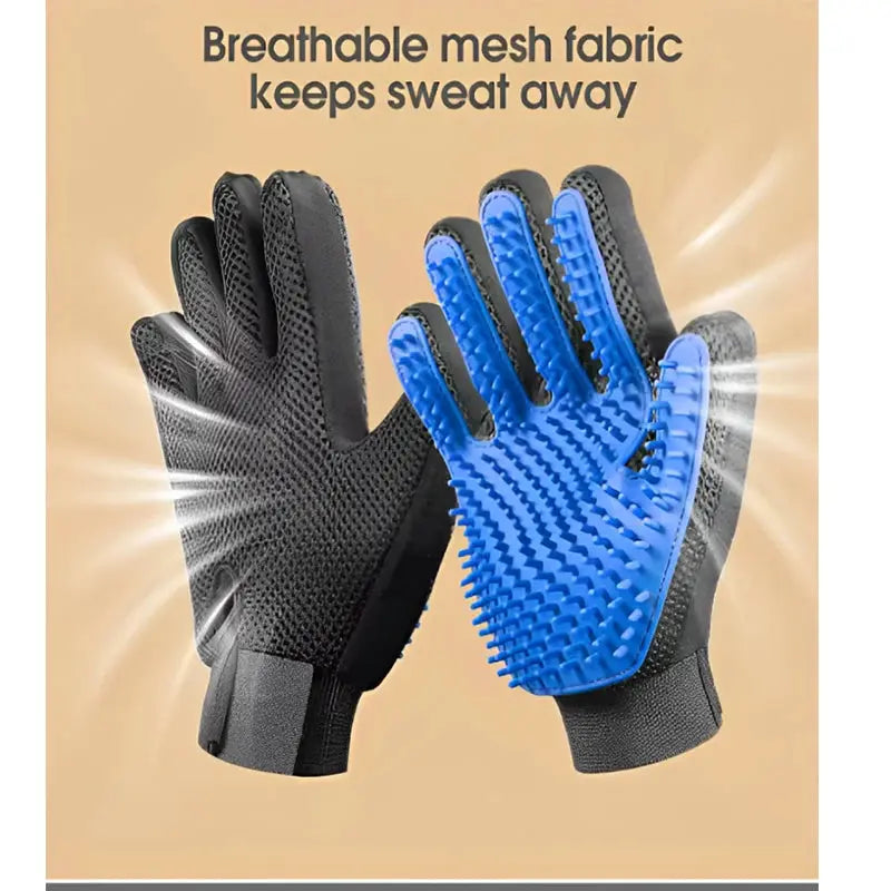 Pet Hair Glove Comb For Dog And Cat Grooming Deshedding Hair Remover Massage Brush Tool