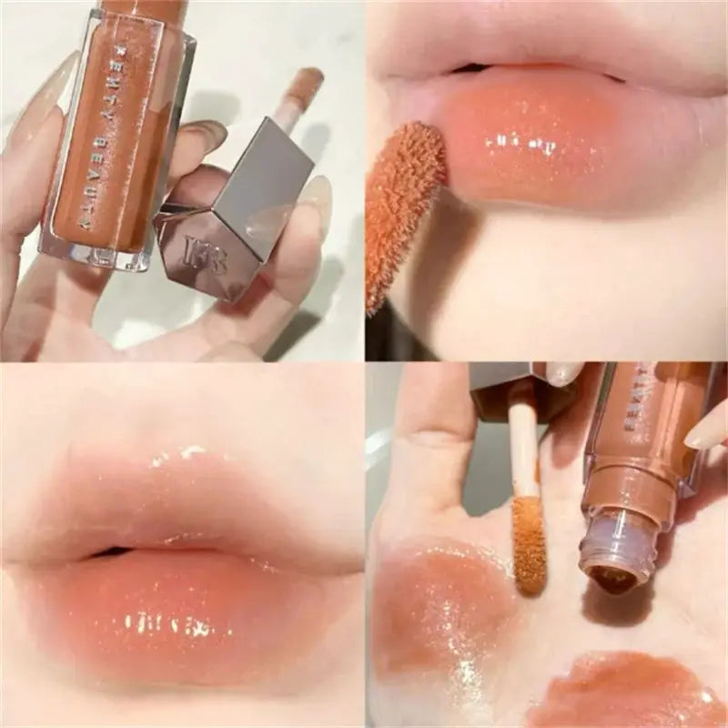 Fenty Beauty Lip Glaze Moisturizing Shine With Glitter Plumper For Beginners Everywhere
