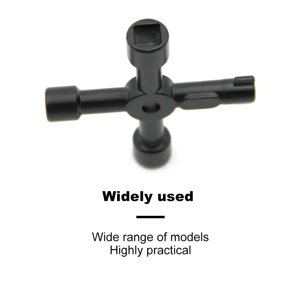 Portable 4 In 1 Hand Screwdriver Socket Water Meter Key Valve Wrench Tool For Home Repair And DIY