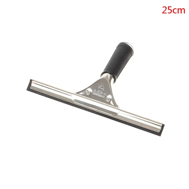 Glass Wiper Cleaning Tool With Silicone Blade Hook For Windows Mirrors Shower Doors And Car Squeegee Window Scraper