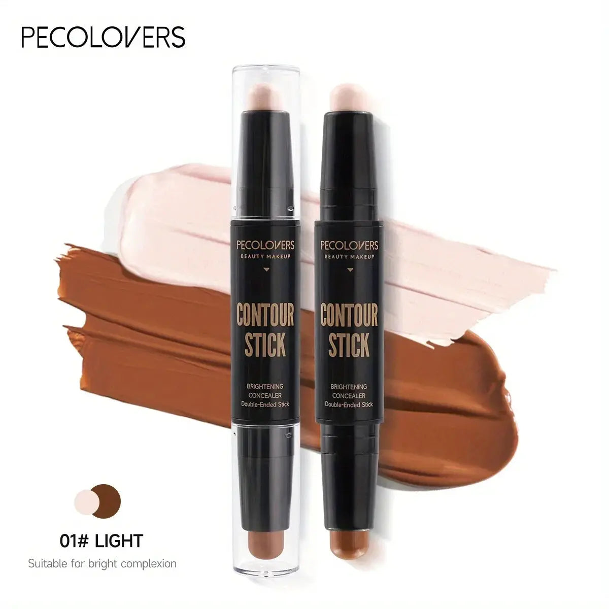 GlowPro Double Head Highlight Pen Waterproof Foundation Contour Concealer Pencil For Flawless Coverage