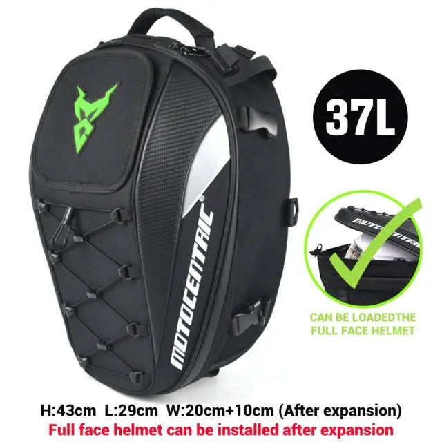 MOTOCENTRIC Multi - Functional Motorcycle Tail Bag - Simples Market