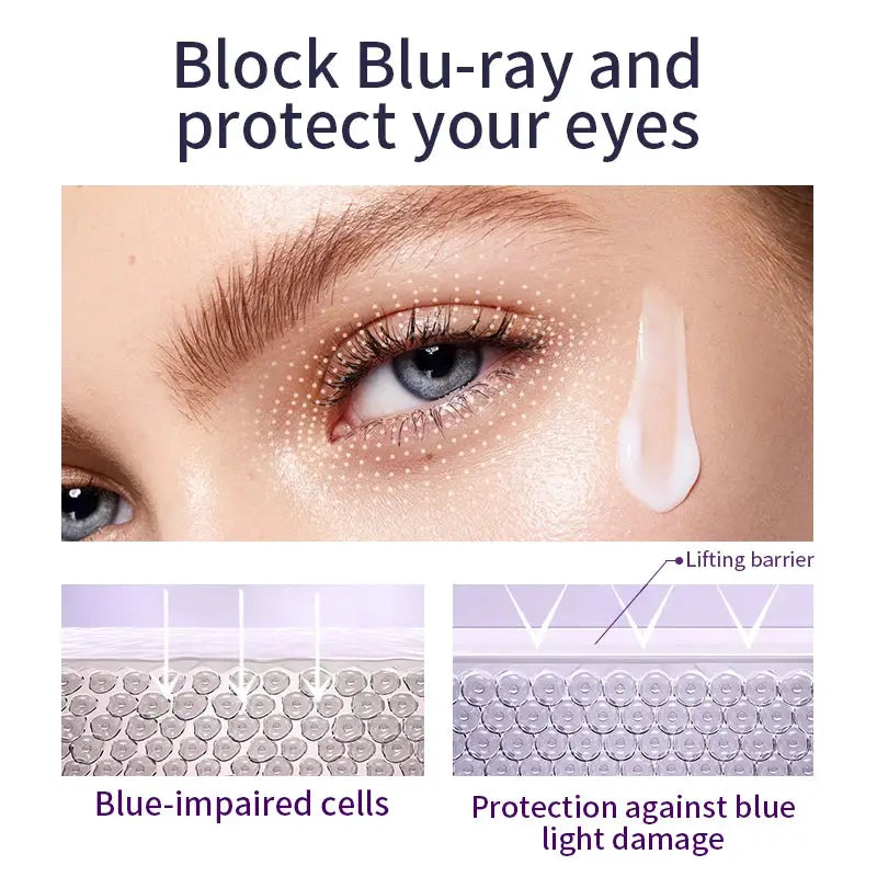 O'CHEAL Eye Cream Roller Massager With Hyaluronic Acid Reduces Puffiness Dark Circles And Wrinkles