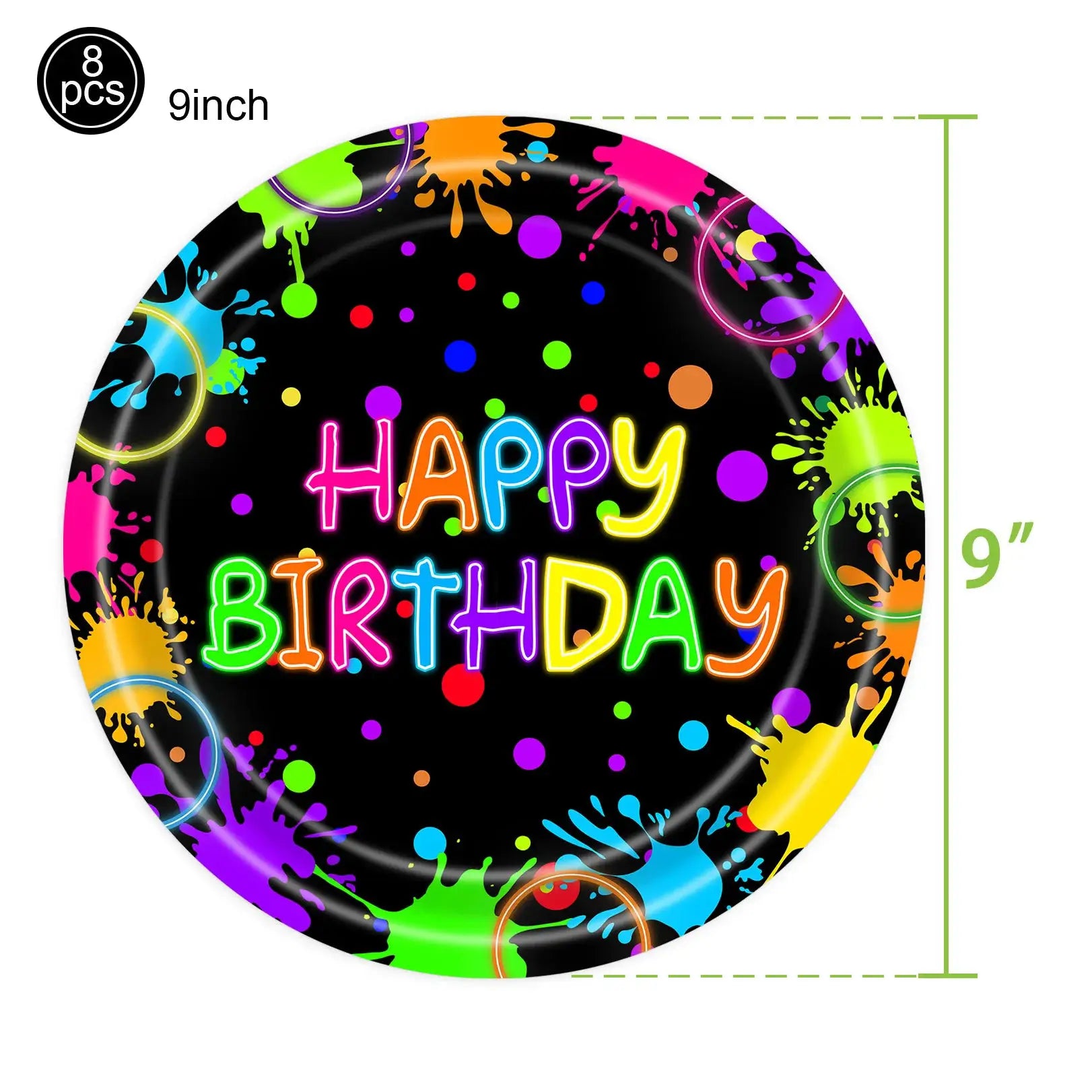 Neon UV Glow Party Hats Blacklight Fluorescent Hats For Adults And Kids Multi Pack 6 12 24 30 Pieces