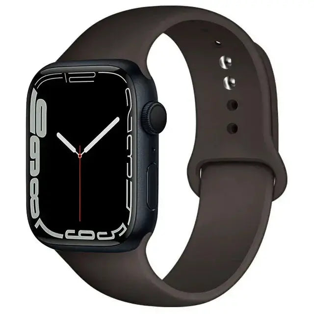 Silicone Band For Apple Watch straps 49mm 40mm 44 mm 45mm 46mm 42mm 41mm 38mm sports bracelet iWatch series 10 9 8 3 SE ultra 2