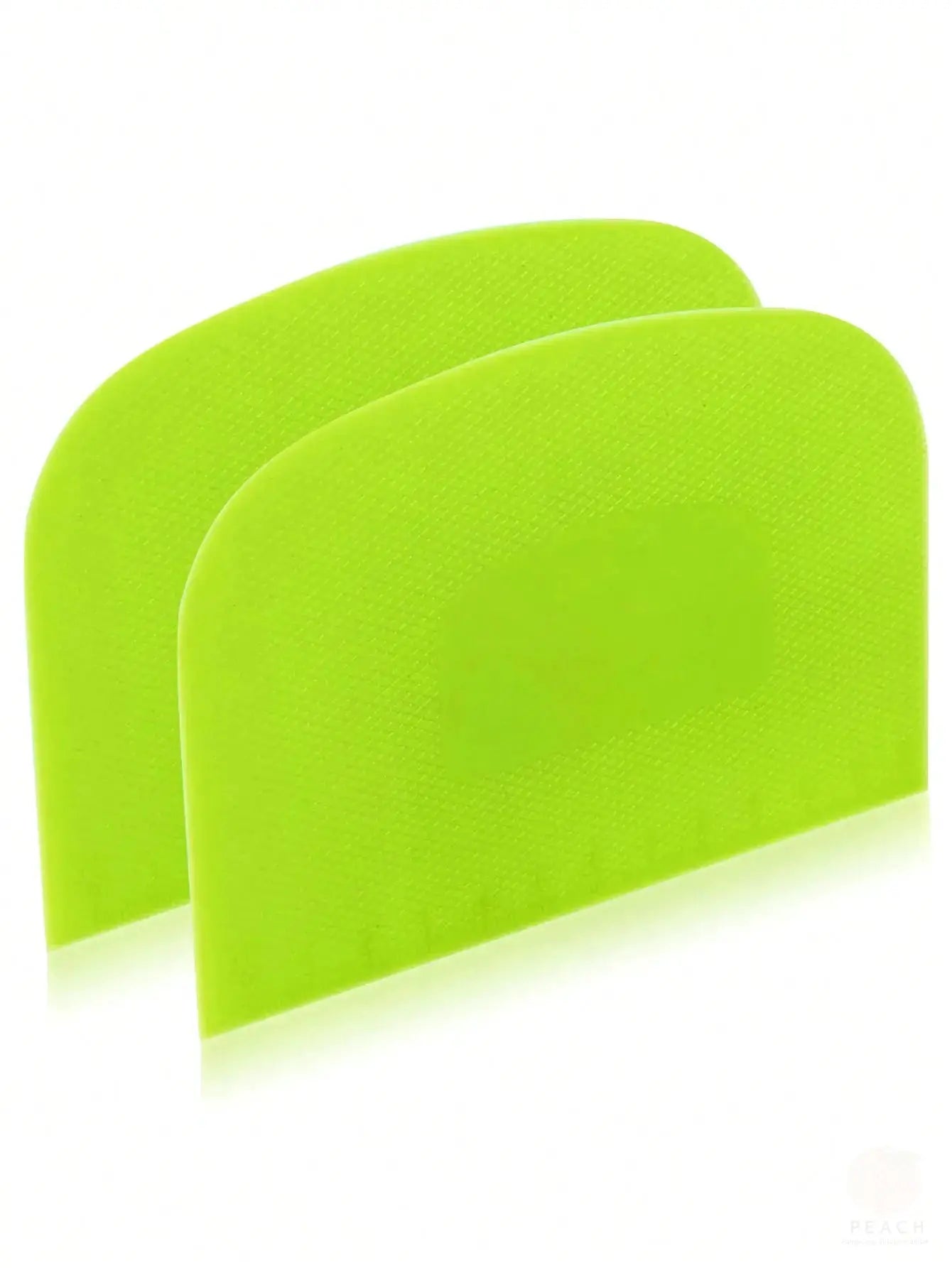 Two Piece Dough Scrapers Set Food Safe Plastic Flexible Bench Scrapers for Bread Dough Pastry Multipurpose