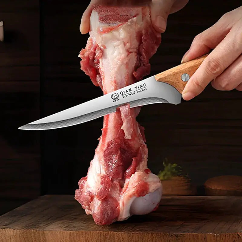 Premium Stainless Steel Bone Picking Knife For Butchers Sharp Tool For Sheep Pigs And Cattle