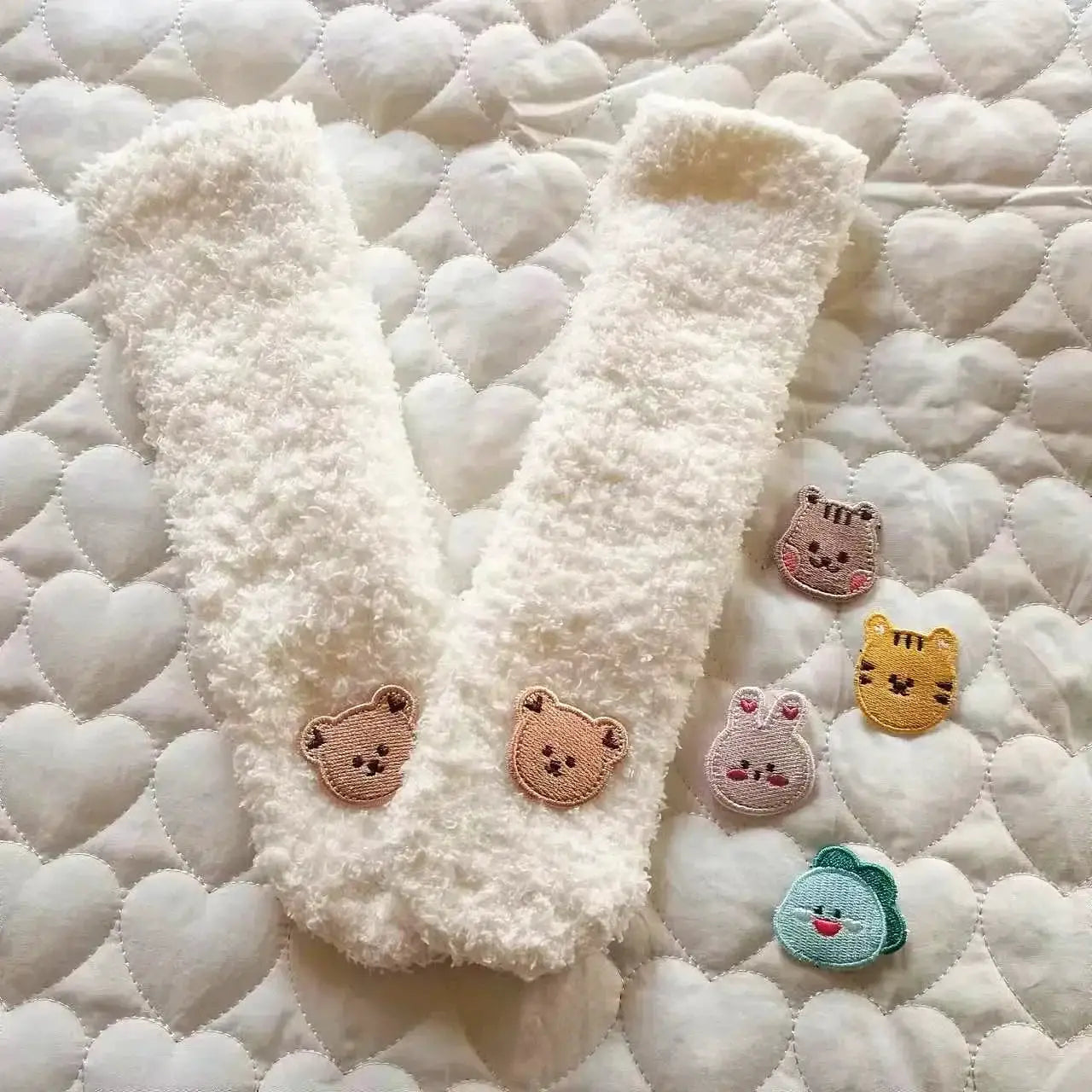 Winter Baby Socks Thick Warm Knee High Plush Anti Slip Floor Socks For Newborns And Toddlers