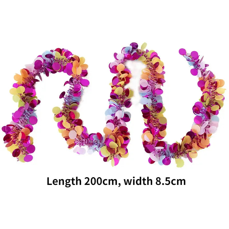 Lush 70.8 Inch Faux Eucalyptus Garland With White Flowers For Home And Holiday Decor Wall Hanging Yard And Party Accents