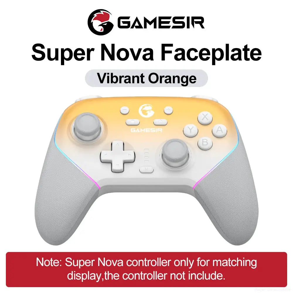 GameSir Super Nova Magnetic Faceplate For Wireless Gamepad Multicolor Shell Cover Front Top Case