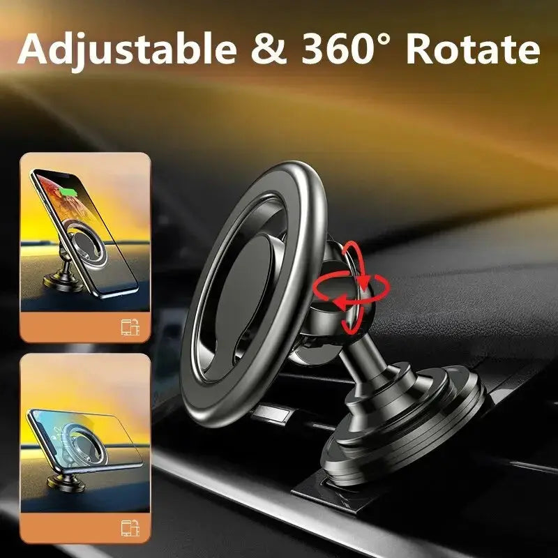 Magnetic Car Phone Holder Mount For iPhone 15 14 13 12 Samsung Xiaomi
