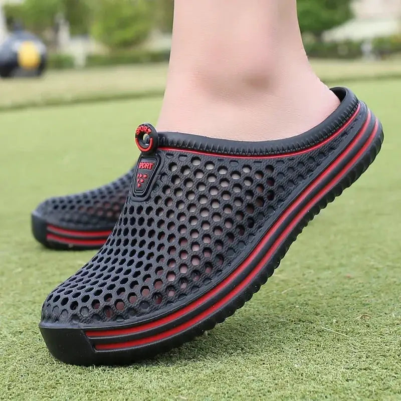 Men's Pool Sandals Slip On Summer Outdoor Beach Shoes Garden Clogs Casual Water Slippers Unisex