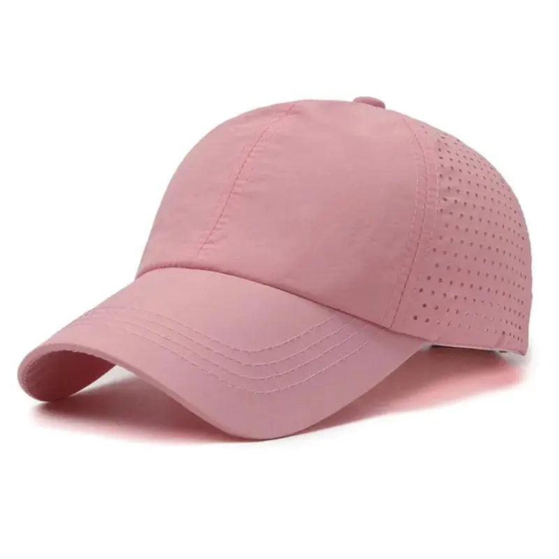 Dry Quickly Sun Cap Unisex Outdoor Casual Baseball Hat Big Size 60 To 65cm Adjustable Peaked Visor Cap