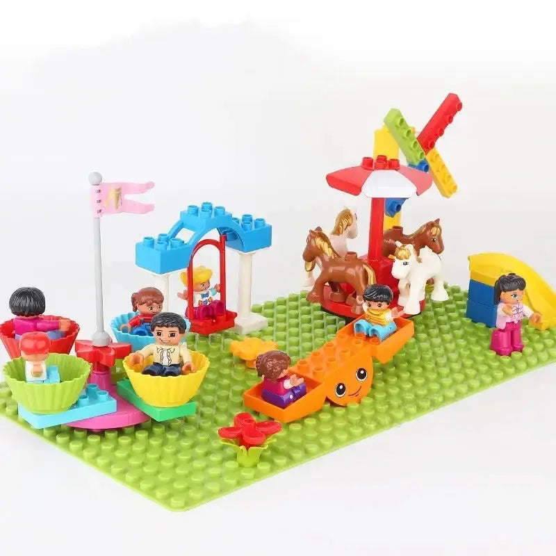 Big Building Blocks Compatible With Slide Swing Seesaw Playground Educational Creative Toy for Kids Gift