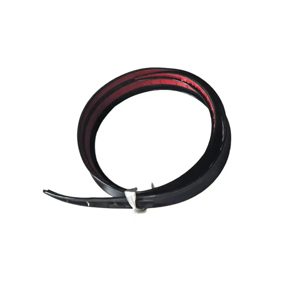 Car ABS universal 1.2m black carbon fiber spoiler trim for rear trunk roof wing
