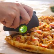 Stainless Steel Pizza Cutter With Protective Case Detachable And Washable For Easy Cleaning Kitchen Baking Tool