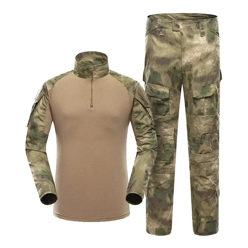Men Tactical Uniform Camouflage Suit Set For Outdoor Hunting Airsoft Paintball Training Shirts And Pants