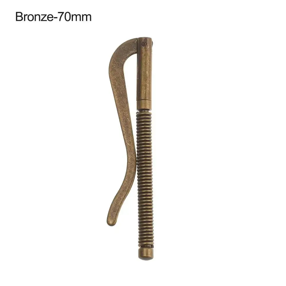 Bronze 70mm metal money clip spring clamp for bifold wallets