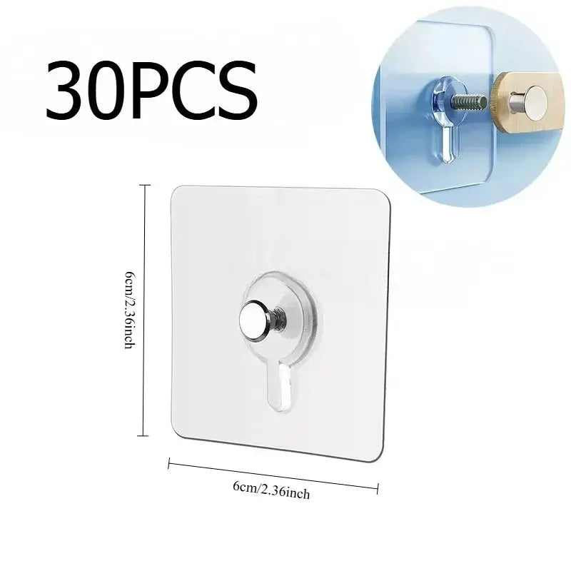 Photo Frame Hooks Screw Holders Storage Rack Door Hanger Self Adhesive Multi Function Gadgets Organizer