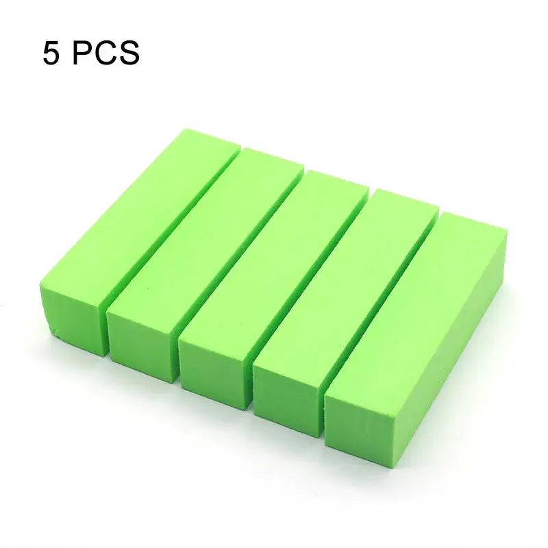 ElegantNail Pink Four Sided Cushioned Nail Buffer For Shaping Smoothing And Polishing Natural And Acrylic Nails