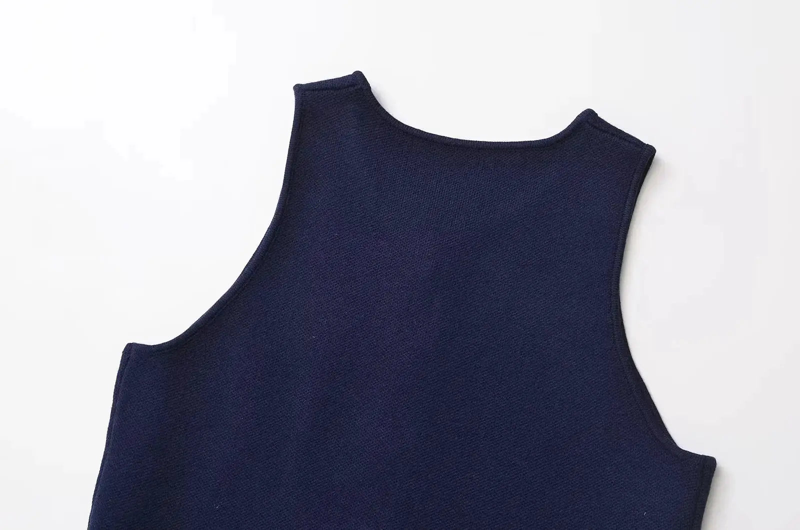 Women's Winter 2025 Knit Vest Sleeveless Cropped Asymmetrical White Top Slim Fit