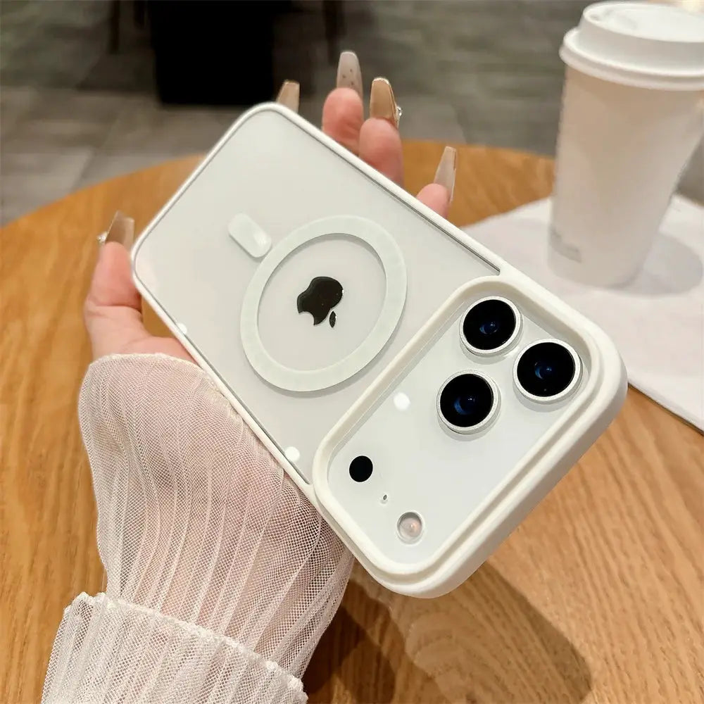 Shockproof MagSafe Magnetic Phone Case Transparent Acrylic Cover For Iphone Models With Shock Protection