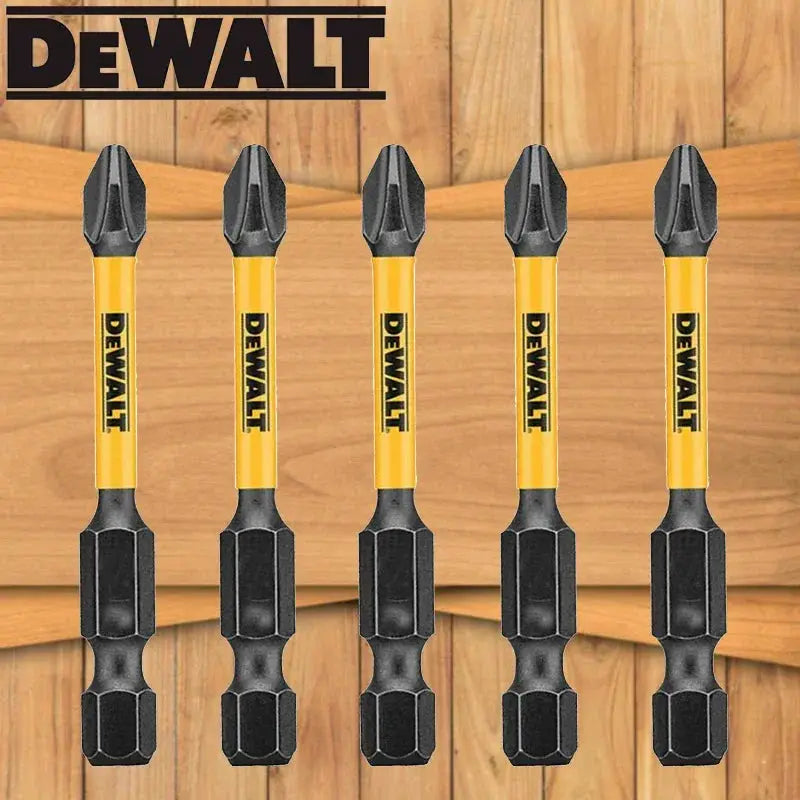 Dewalt PH2 57mm Impact Bit High Speed Steel 5 Piece Set For Power Drive Tools Kit