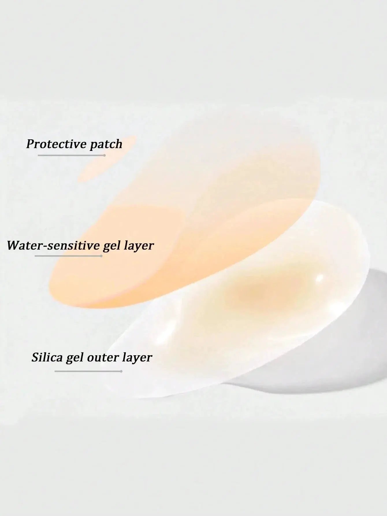 Simples Market waterdrop-shaped silicone nipple covers set, ultra-thin, invisible and seamless, reusable