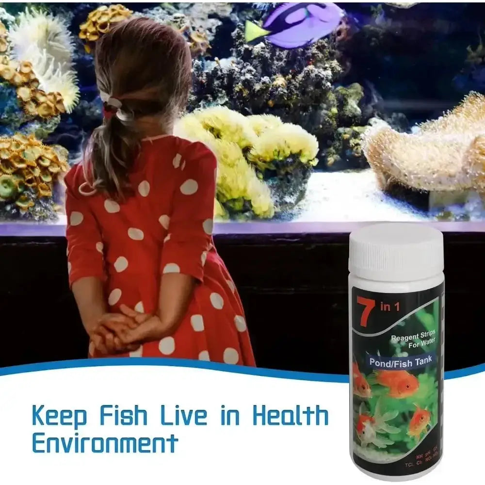 16 In 1 Aquarium Test Strips For Freshwater Aquariums Pools And Ponds pH Water Quality Kit For Fish Tanks