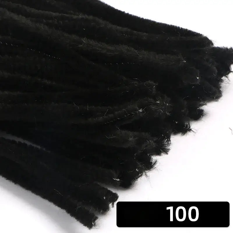 100 Count 30cm Chenille Stems Pipe Cleaners For Kids Crafts Educational Toys Colorful Bulk DIY Craft Supplies