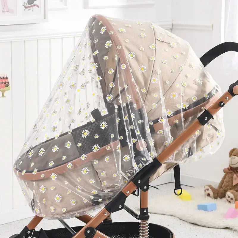 Universal Baby Stroller Sunshade Mosquito Net For Pram Buggy Pushchair Insect Fly Net Protection Cover