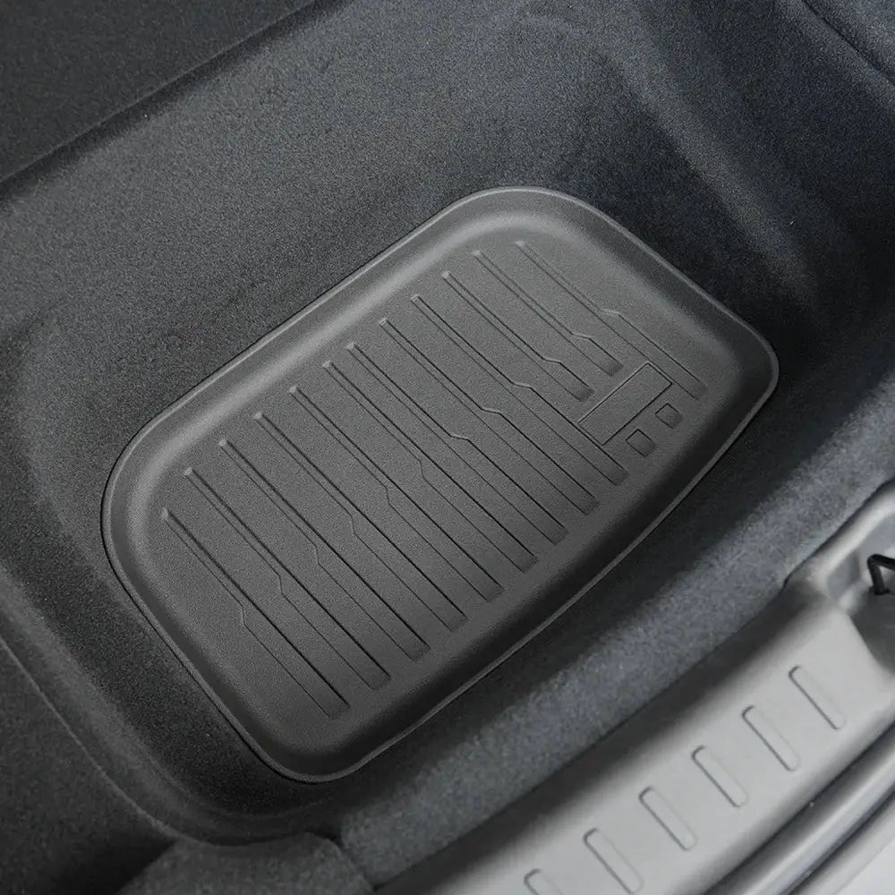 Trunk mat for Tesla Model Y by Simples Market, TPE waterproof anti-slip full-coverage cargo liner, black