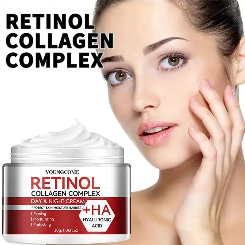 Youngcome Retinol Collagen Facial Care Moisturizing Cream For Deep Hydration And Skin Repair Suitable For Dry Aging Skin