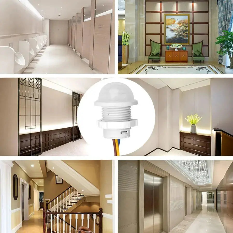Mini PIR Motion Sensor Light Switch For AC 110V To 240V Auto On Off Infrared Detector Night Lamp