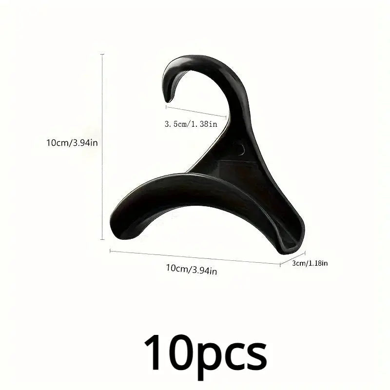 10Pcs Widen Multipurpose Hangers For Hats Scarves Shawls Handbags