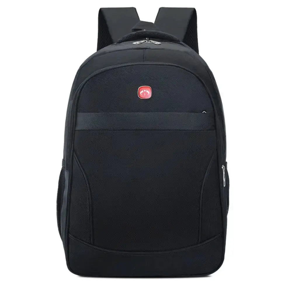 Backpack for men, black multifunctional business notebook backpack with front pocket
