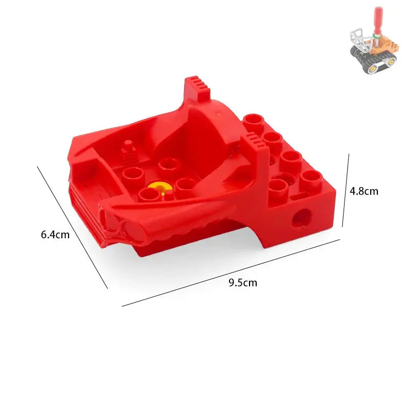 Big Building Blocks Traffic Mechanical Construction Set For Kids Compatible Large Bricks Educational Science Toy Gift