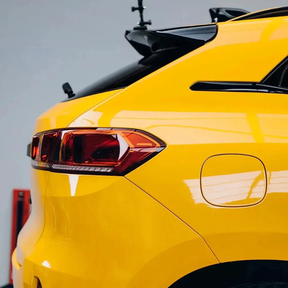 Glossy yellow car wrap film by Simples Market, waterproof vinyl for auto tuning