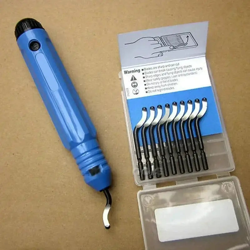 NB1100 Deburring Tool Kit With BS1010 Blades Handheld Metal Wood Plastic Burr Remover