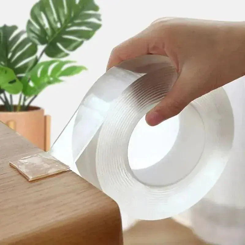 3M Nano Tape Double Sided Transparent Reusable Waterproof Adhesive Tape For Kitchen And Bathroom Use