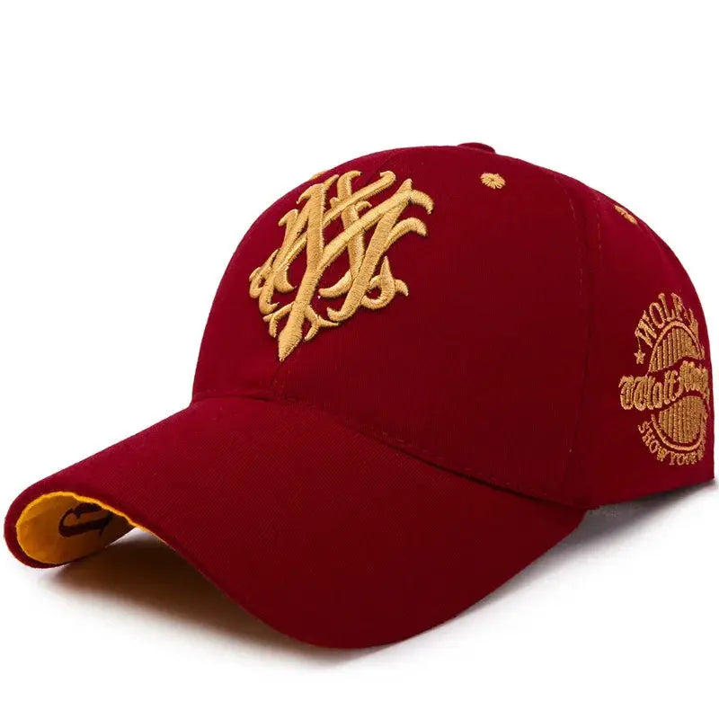 2025 Totem Flame Baseball Cap for Men and Women European and American Style Breathable Net Embroidered Sun Shield